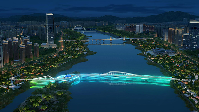 曹娥江城市人行桥亮化及景观附属采购项目